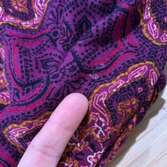 Floral Patterned Jumpsuit in Purple and Pink - Picture 7 of 7